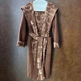 HERMES 25S REVERSIBLE LONG HOODED COAT 048