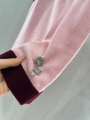 CHANEL FLAT-NECK KNIT CAMISOLE AND STRAIGHT KNIT SKIRT SET 263412