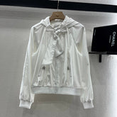 CHANEL 25S HOODED JACKET IN COTTON 264977