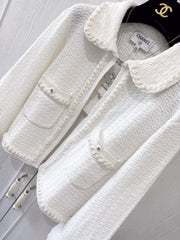 CC 25P Cardigan White Tweed 226821