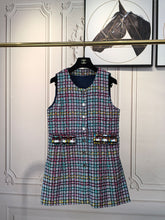 CHANEL 25S SLEEVELESS BLAZER DRESS 419