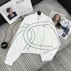 ALO JACKET & STRAIGHT-LEG PANTS SET STYLE 93