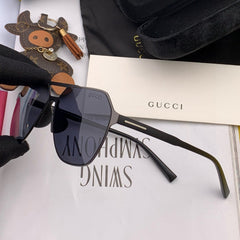 LOW NOSE BRIDGE FIT SUNGLASSES G3807 IN METAL