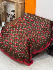 LV SCARF 140 CM IN CASHMERE 721493