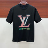 LV T-SHIRT IN BLACK PURE COTTON 238887