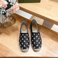GG Supreme Flat Shoes Black Caro