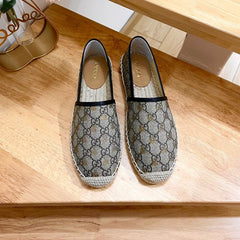GG Supreme Flat Shoes Brown Caro
