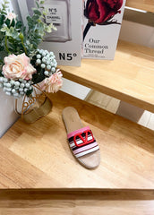 FLAT SLIDE IN COLORFUL CANVAS 2 CM