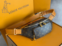 RUSH BUMBAG 30 IN BROWN MONOGRAM DUST CANVAS