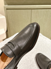 LP LOAFERS 25S IN ESPRESSO BROWN LAMBSKIN