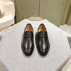 LP LOAFERS 25S IN ESPRESSO BROWN LAMBSKIN