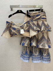 ZIMMERMANN OFF-SHOULDER TOP AND MAXI SKIRT SET 272904