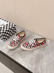 VALENTINO 25S GARAVANI X VANS SNEAKERS IN MULTICOLOR CANVAS