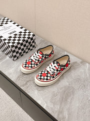 VALENTINO 25S GARAVANI X VANS SNEAKERS IN MULTICOLOR CANVAS