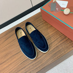 LP SUEDE SUMMER WALK LOAFERS NAVY BLUE