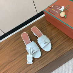 HIGH HEEL IN WHITE LAMBSKIN OSTRICH SKIN