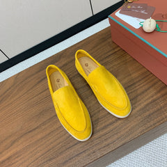 LP LOAFERS 25S IN YELLOW SUEDE