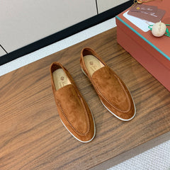 LP LOAFERS 25S IN BROWN SUEDE
