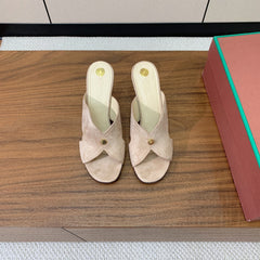 HIGH HEELS 85 MM IN LIGHT PINK SUEDE