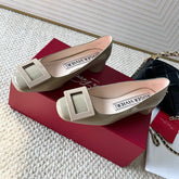 U LOOK BALLERINAS IN GURKHA GLOSSY CALFSKIN