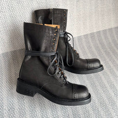 Boots Black Color Calfskin