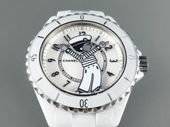 J12 38mm Mademoiselle Automatic White Ceramic