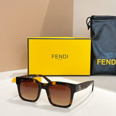 ROMA SQUARE FRAME SUNGLASSES FFF0053 IN ACETATE