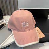 MM BASEBALL CAP IN PEACHY PINK FABRIC STYLE 8