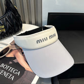 MM SPORT VISOR CAP IN COOL GRAY MIX WHITE FABRIC