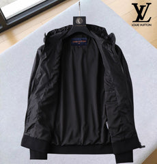 LV HOODED JACKET BLACK 239040