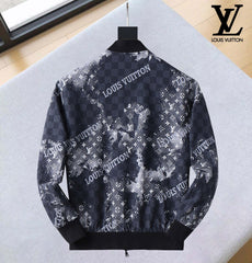 LV NAVY BLUE MONOGRAM AND DAMIER JACKET 239042