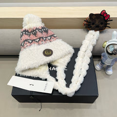 BEANIE HAT IN COLORFUL WOOL 400959