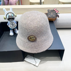 KHAKI BROWN BUCKET HAT 411348
