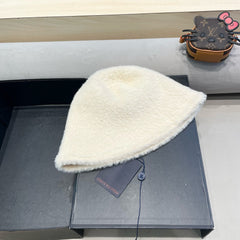 BUCKET HAT IN BEIGE RABBIT FUR 421261