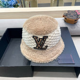 BUCKET HAT IN BEIGE MIX WHITE WOOL 421039