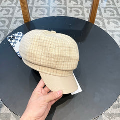 NEWSBOY CAP WHITE 430005