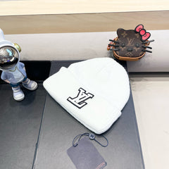 BEANIE HAT IN WHITE WOOL 435029