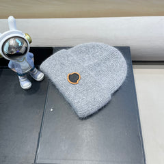 BEANIE HAT IN CLOUD GRAY WOOL 438127