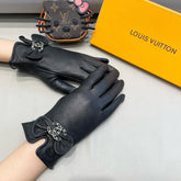 GLOVES IN BLACK LAMBSKIN 462395