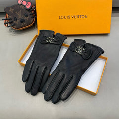 GLOVES IN BLACK LAMBSKIN 462395