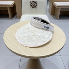 CC HALF HEAD WIDE BRIMMED SUN HAT IVORY 672688