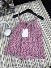 CHANEL PINK PEARL-EMBELLISHED CAMISOLE