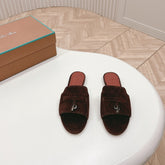 LP SUMMER CHARMS SANDALS IN BURNT UMBER SUEDE