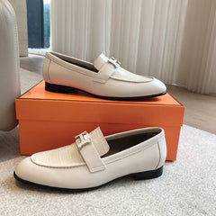 PARIS LOAFER WHITE CALFSKIN