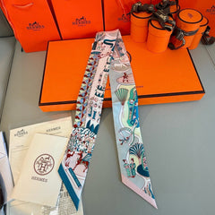 HERMES 25S SCARF 86 IN SILK 853141