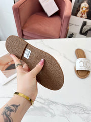 LYMPIA MULE WHITE CANVAS