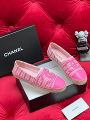 CC LOAFERS IN LIGHT PINK LAMBSKIN