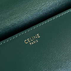 TRIOMPHE 20 DARK GREEN CALFSKIN