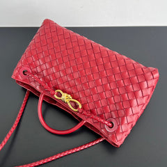 SMALL ANDIAMO 29 IN RED LAMBSKIN