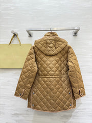 BURBERRY 25S HOODED DOWN COAT 163